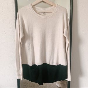 Colorblock sweater